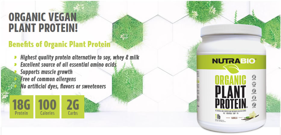 Nutrabio Organic Vegan Plant Protein